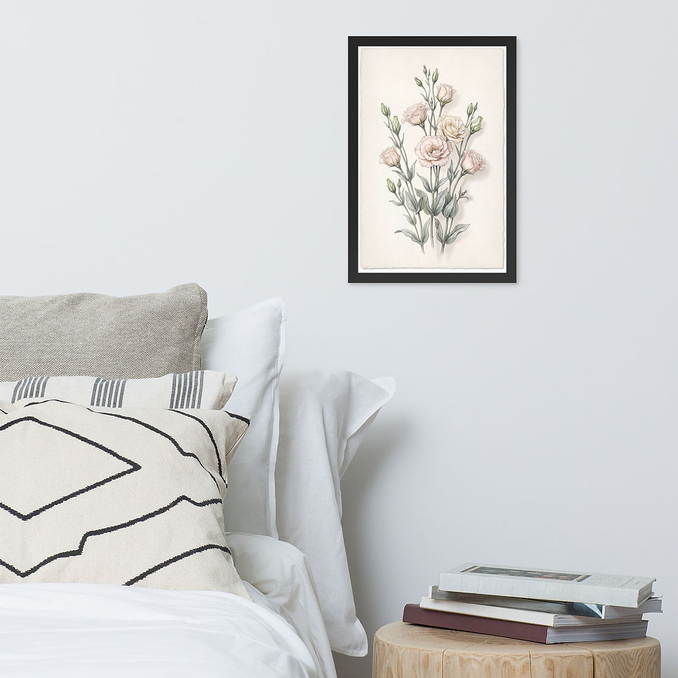 Thumbnail: Elegant Floral Framed Wall Art