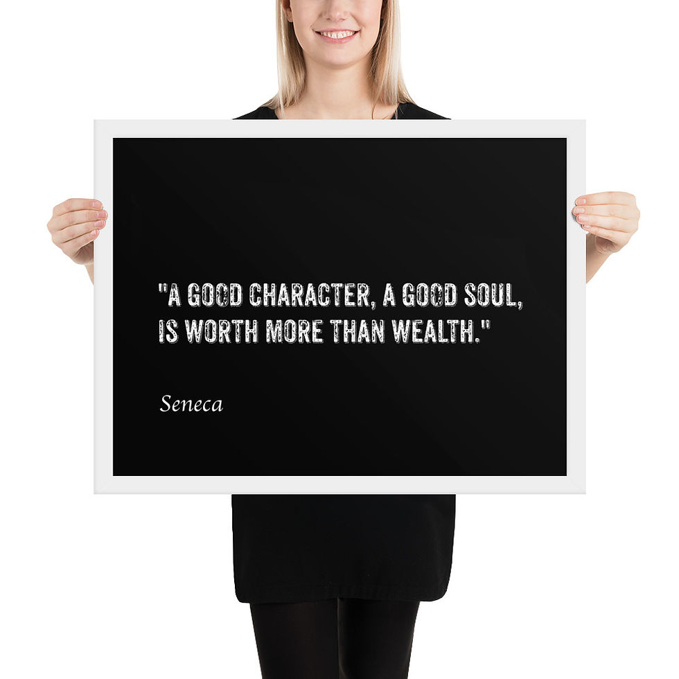 Thumbnail: Minimalist Stoic Quote Poster for Home Decor