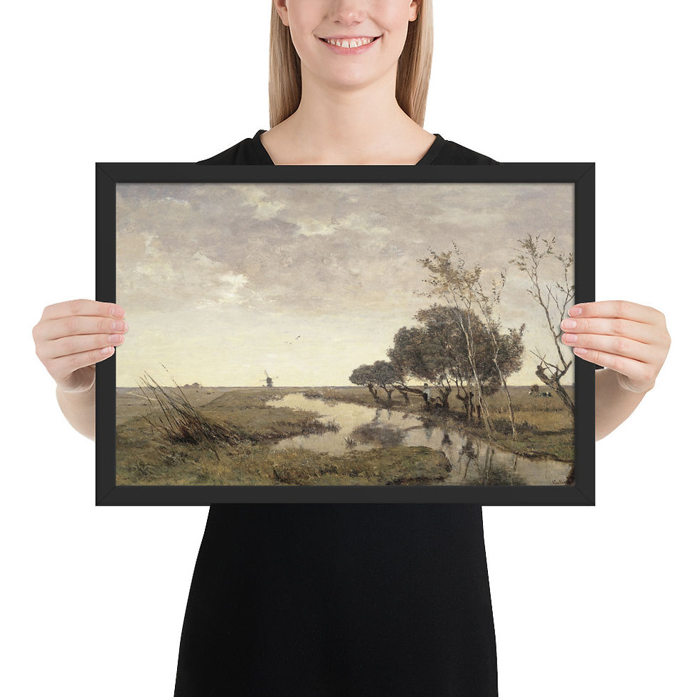 Thumbnail: Windmill River Vintage Wall Art