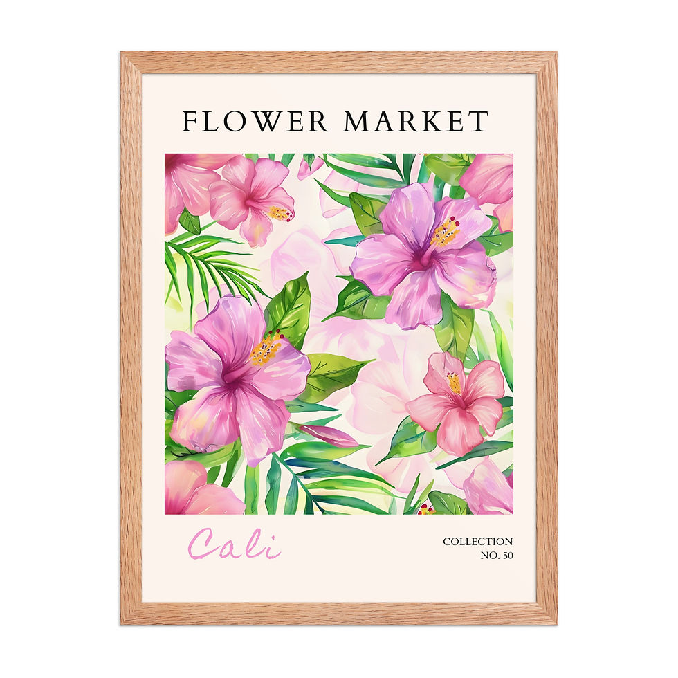 Thumbnail: Cali | Framed Botanical Wall Art: Nature Prints from Global Cities