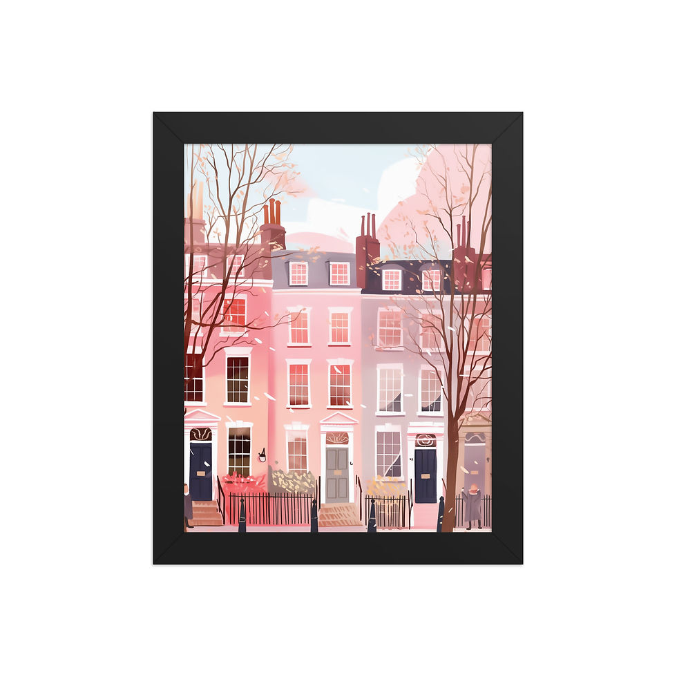 Thumbnail: London | Whimsical Framed Nursery Prints for Kids' Rooms | Adorable Wall Art