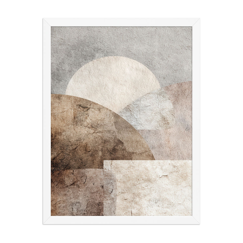 Thumbnail: Framed Dreamy Boho Art – Soft and Serene Decor