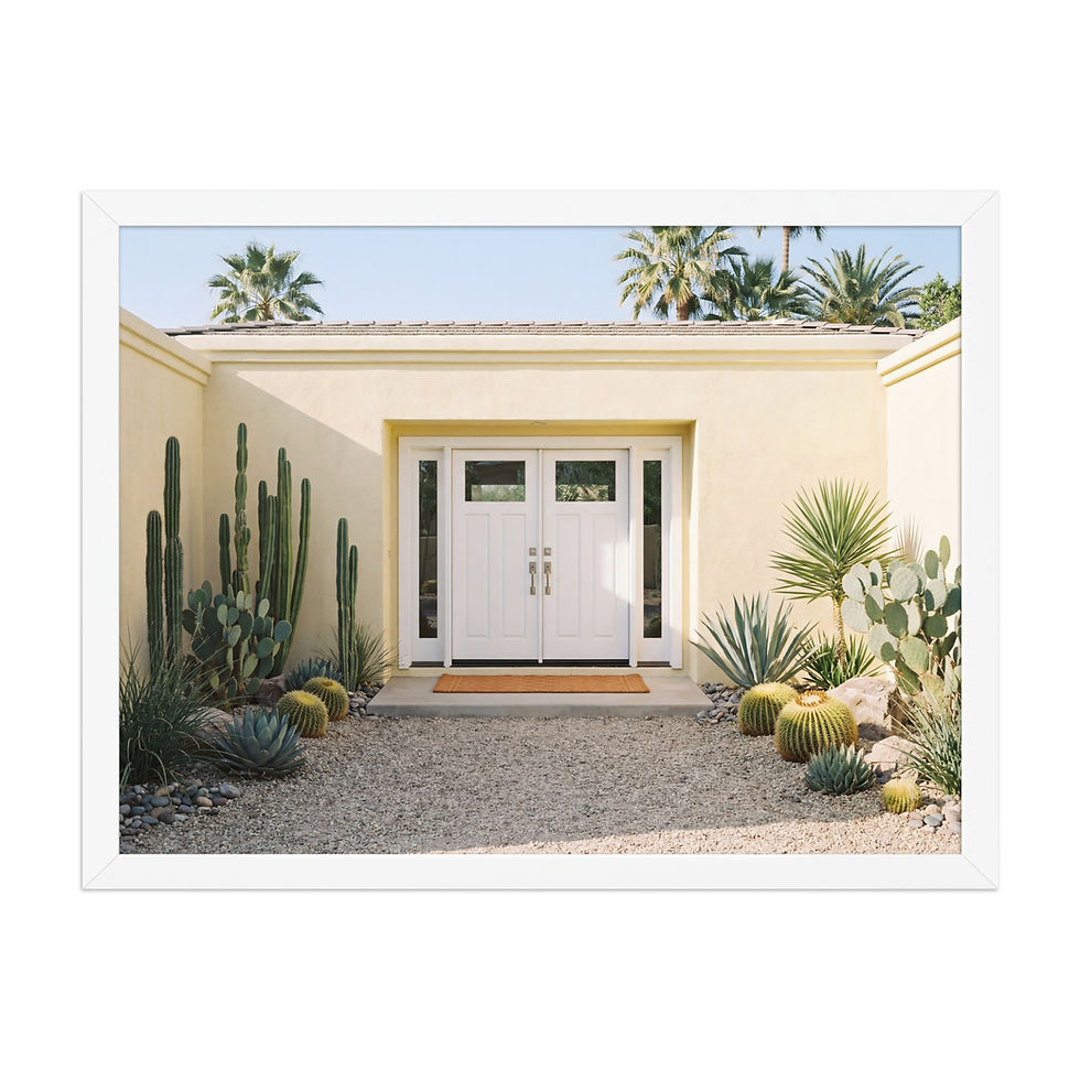 Thumbnail: Desert Sanctuary Framed Contemporary Mega Print