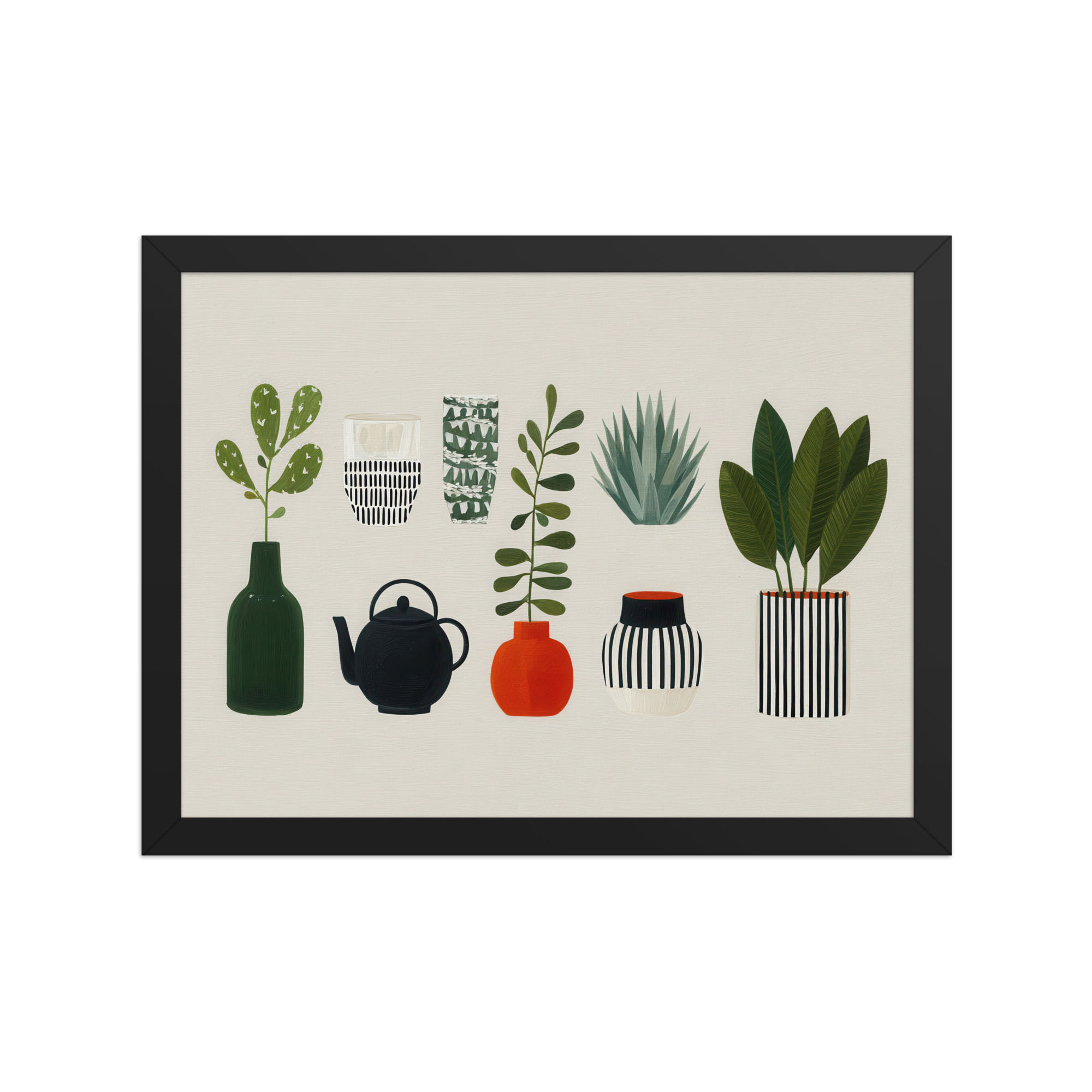 Herbs Kitchen Gouache Inspired Art Print