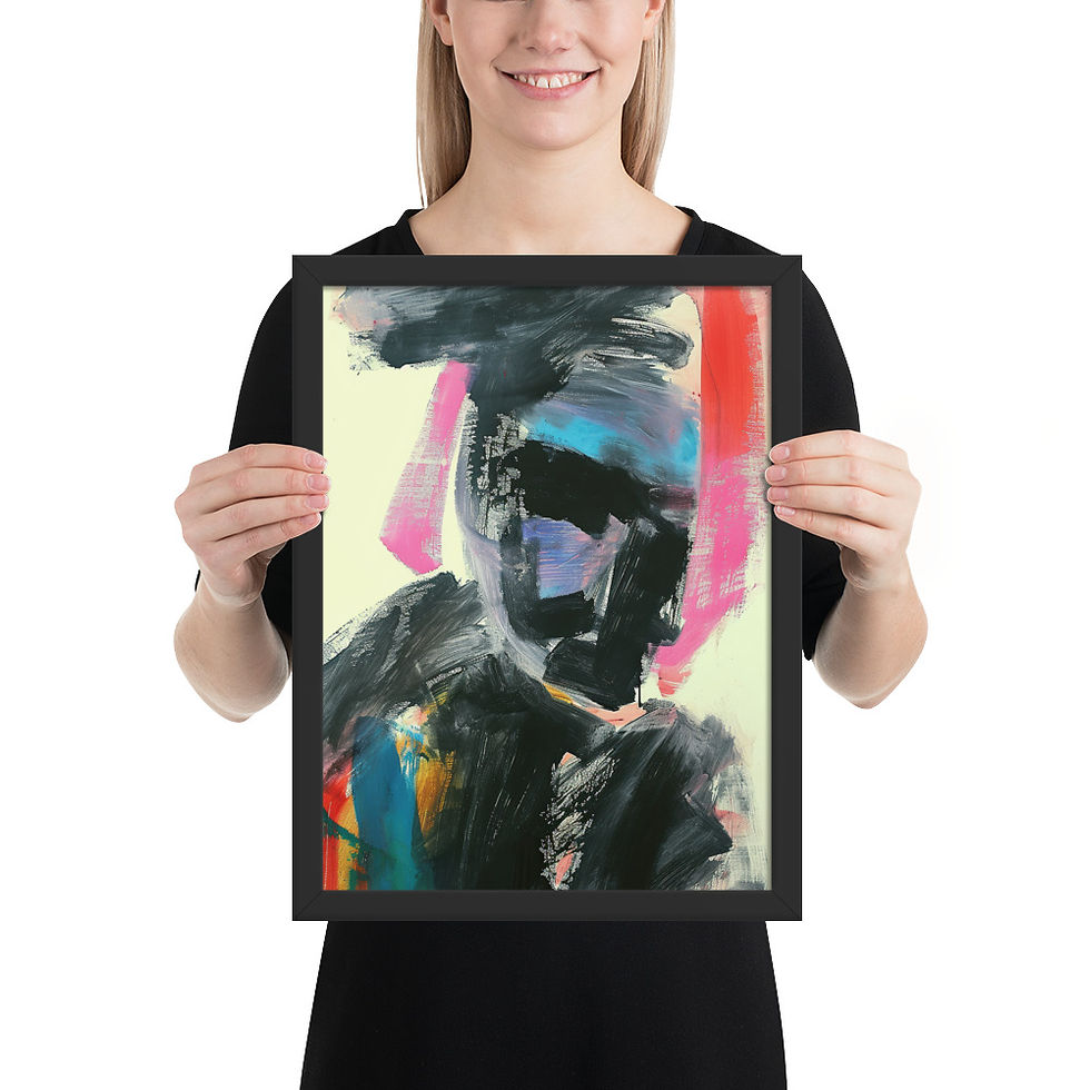 Thumbnail: Affordable Framed Abstract Art for Home Interiors