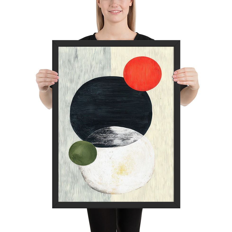Thumbnail: Affordable Framed Gouache Art for Stylish Spaces