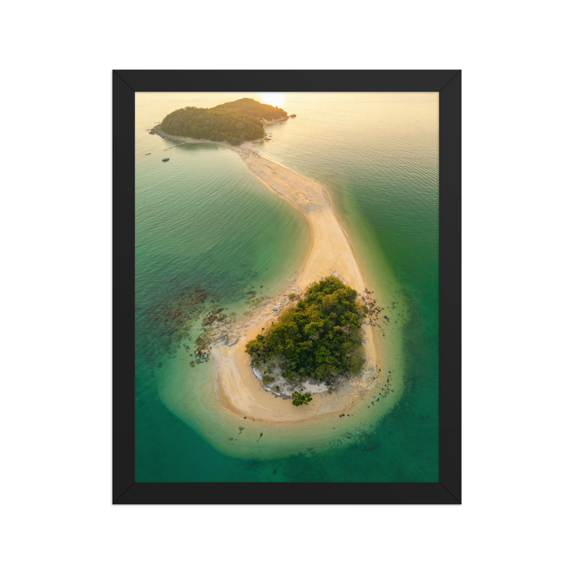 Pak Sha Chau Sunset Framed Photography Print