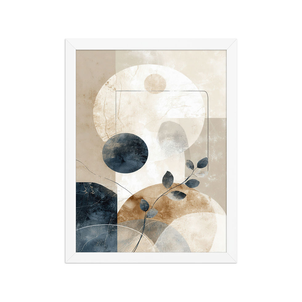 Thumbnail: Framed Botanical Boho Art – Nature Wall Decor