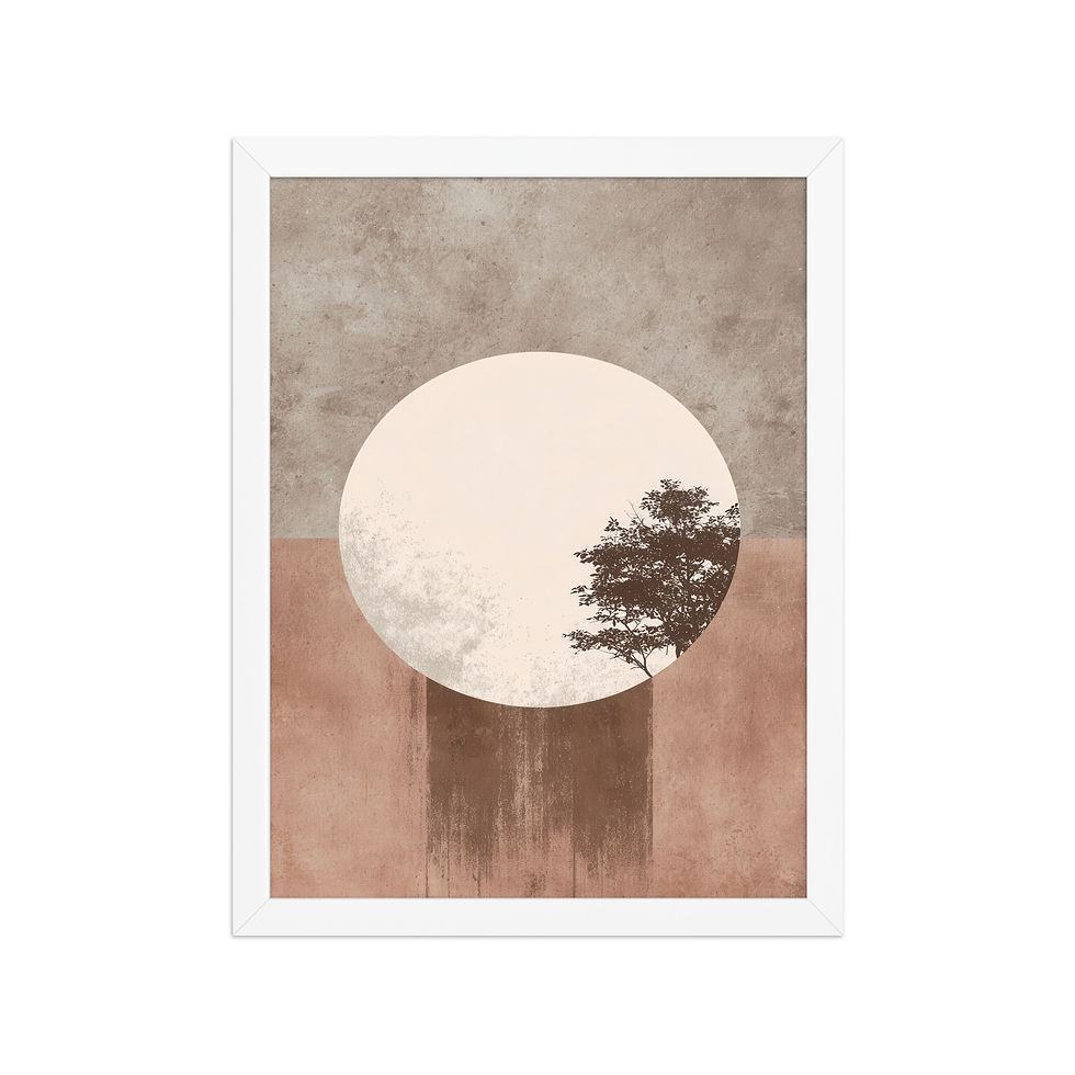 Thumbnail: Framed Dreamy Boho Art – Soft and Serene Decor
