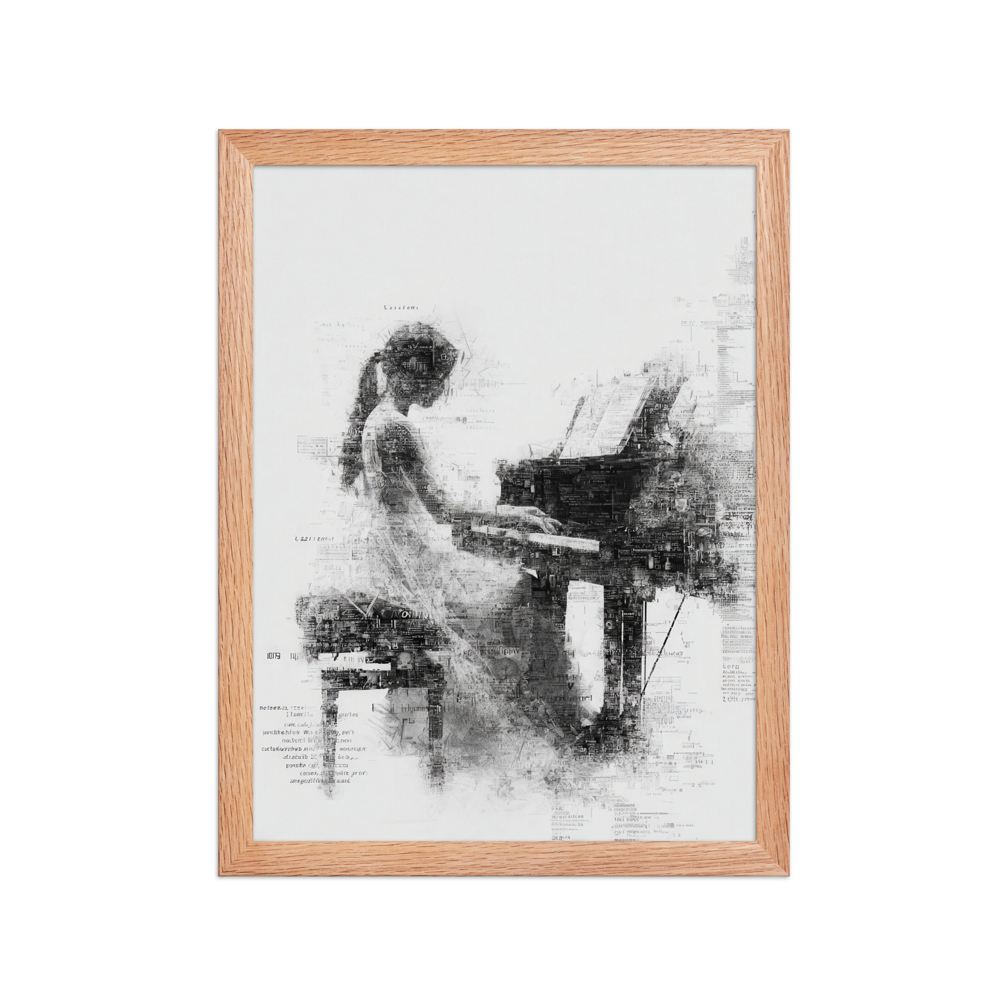 Elegant Musical Instrument Art Print