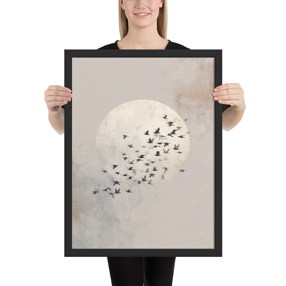 Thumbnail: Simple Modern Wall Art – Chic Framed Prints