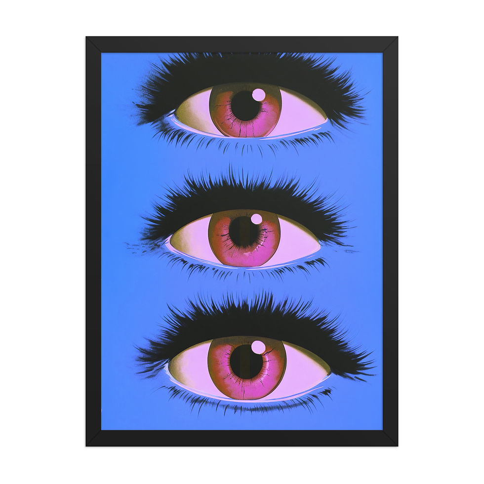 Thumbnail: Vibrant Abstract Framed Art for Social Spaces