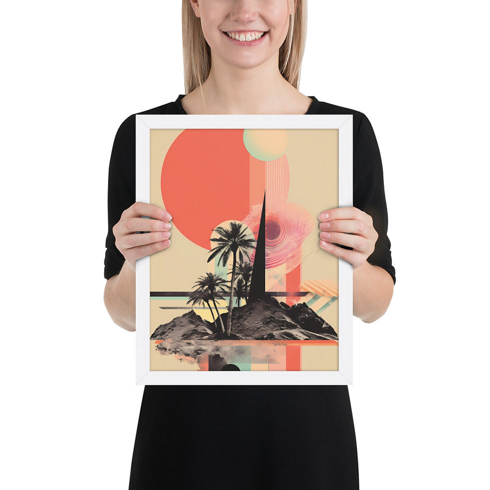Thumbnail: Bold Retro Color Block Print