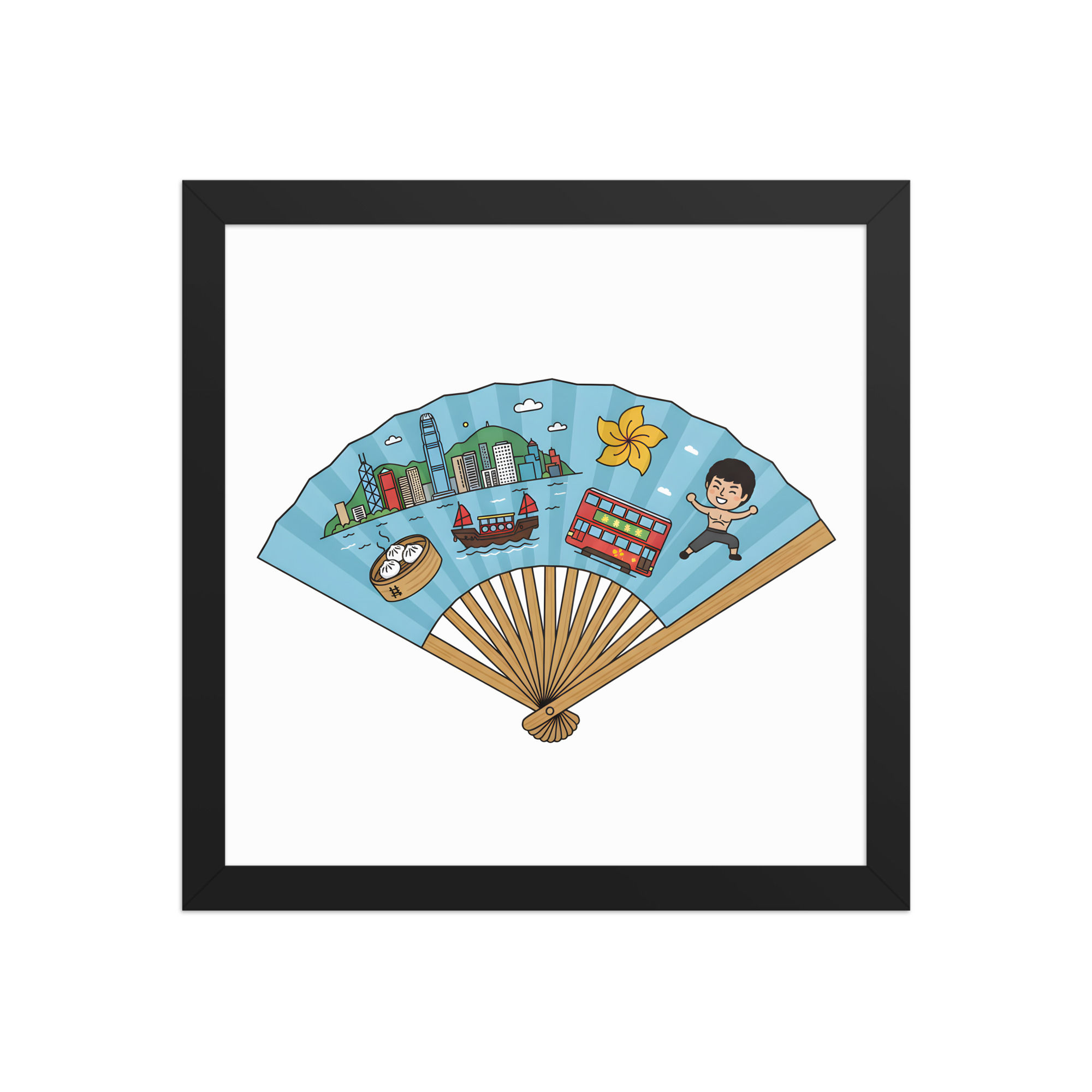 Hong Kong Icons Framed Wall Art
