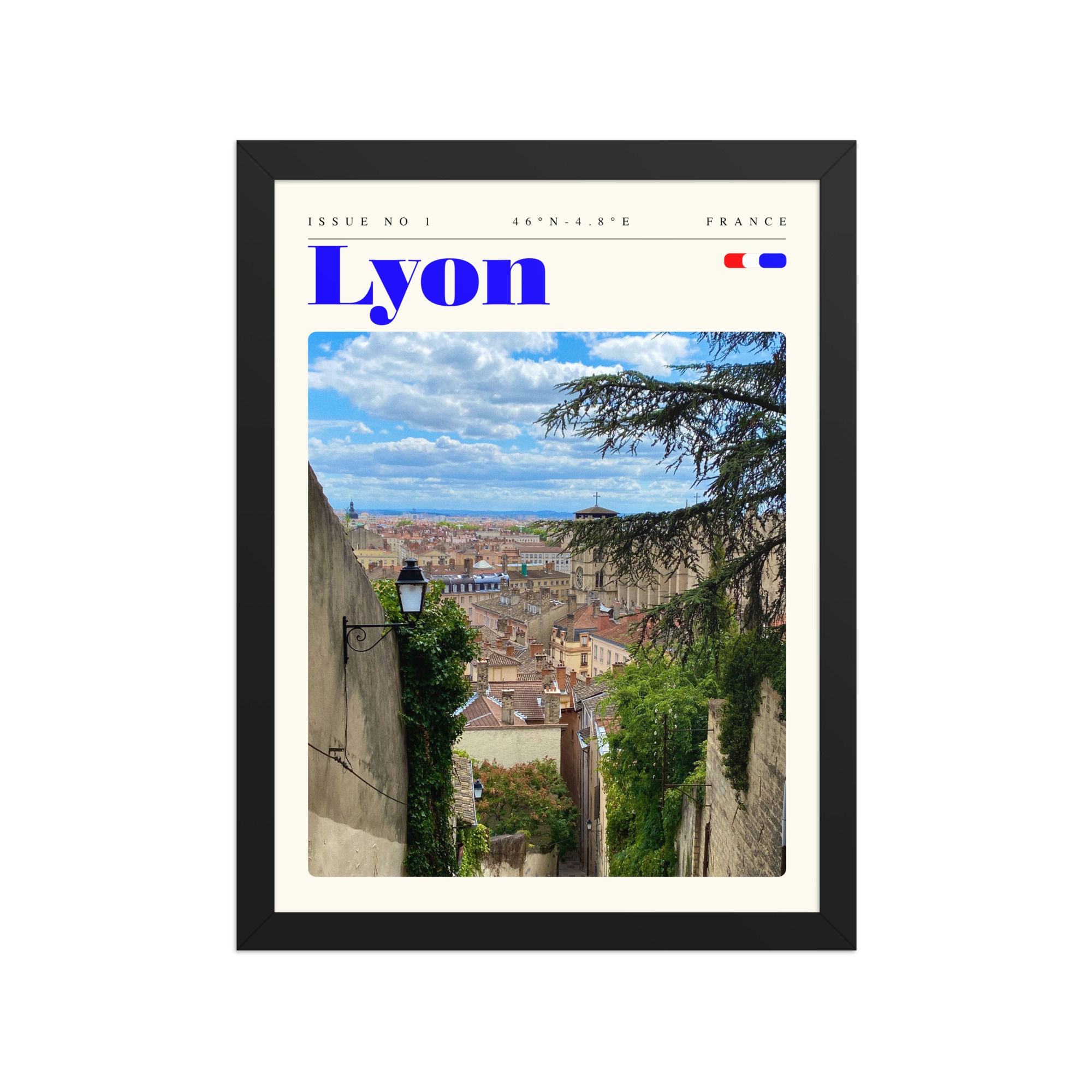 Lyon | Framed Travel Posters: Explore Iconic European City Prints