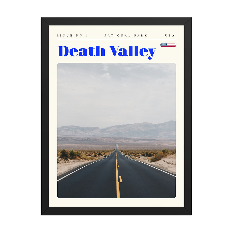 Thumbnail: Death Valley | Framed USA Travel Posters