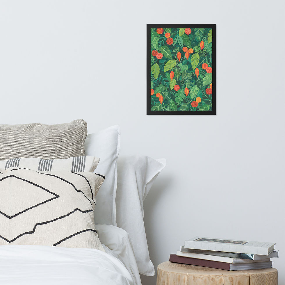 Thumbnail: Rousseau Inspired Undercanopy Jungle Art Print