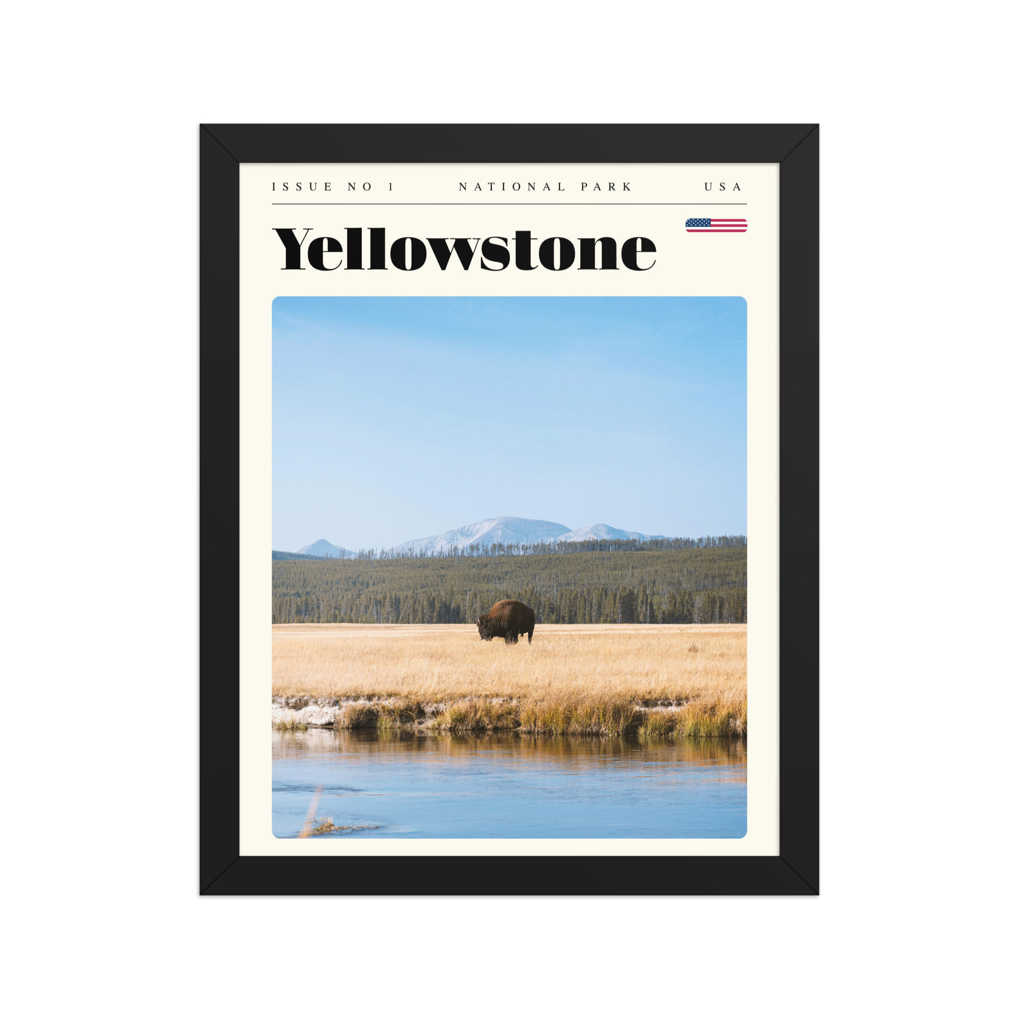 Yellowstone | Framed Travel Posters: Discover The Americas