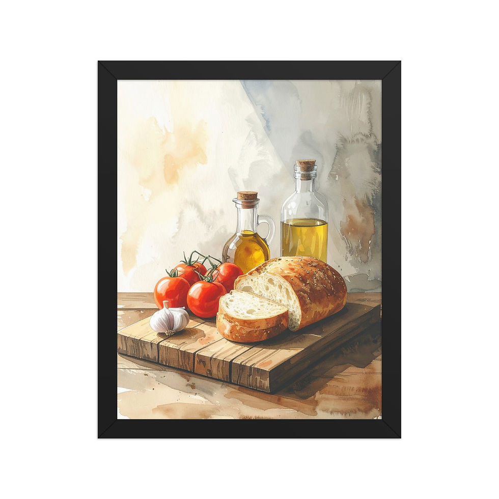 Thumbnail: Painterly Cutting Board Kitchen Art