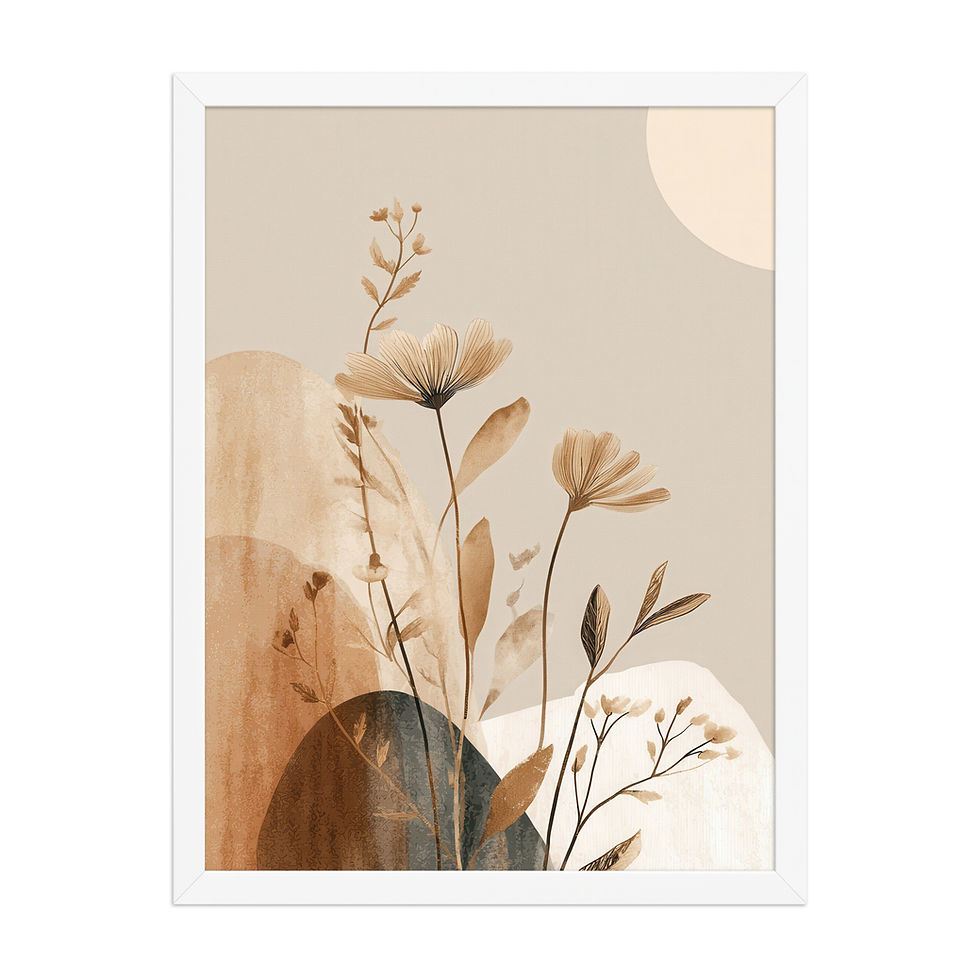 Thumbnail: Framed Botanical Boho Art – Nature Wall Decor