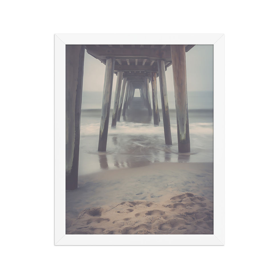 Thumbnail: Retrograde Pier Minimalist Art Print