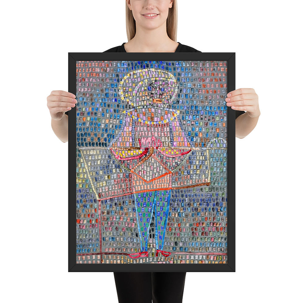 Thumbnail: Boy in Fancy Dress Paul Klee