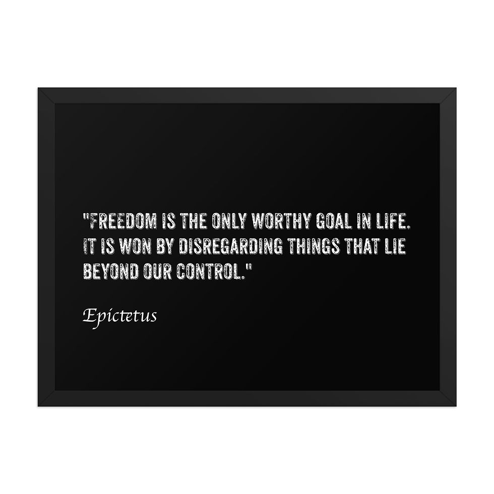 Thumbnail: Framed Stoic Wisdom for Daily Motivation