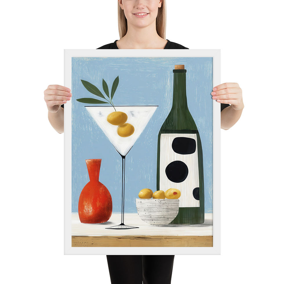 Thumbnail: Affordable Framed Gouache Art for Stylish Spaces