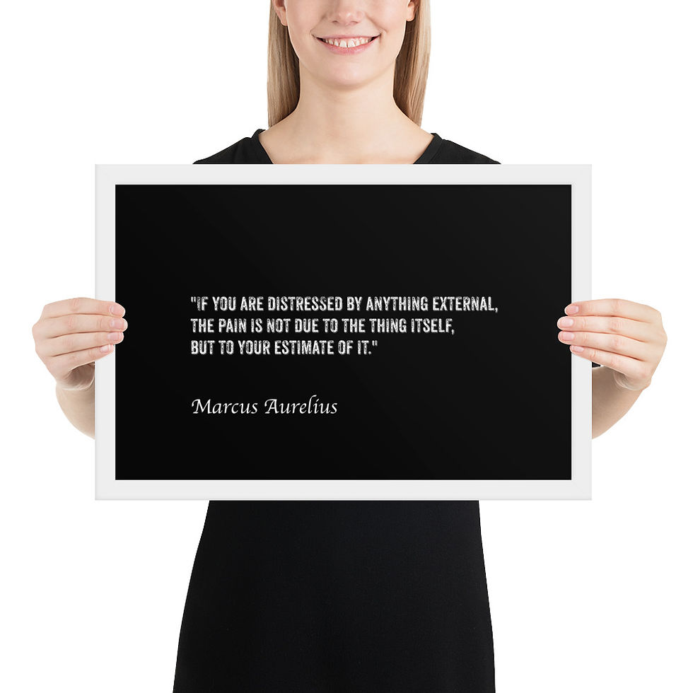 Thumbnail: Inspirational Stoic Wall Art for Living Room