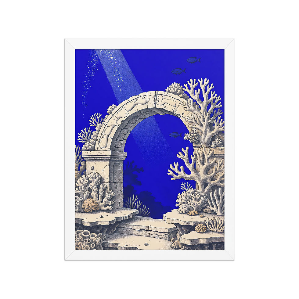 Thumbnail: Underwater Arch Coastal Art Print