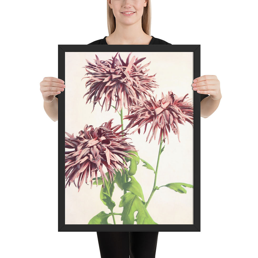 Thumbnail: Classic Vintage Japanese Art Print - Framed Decor