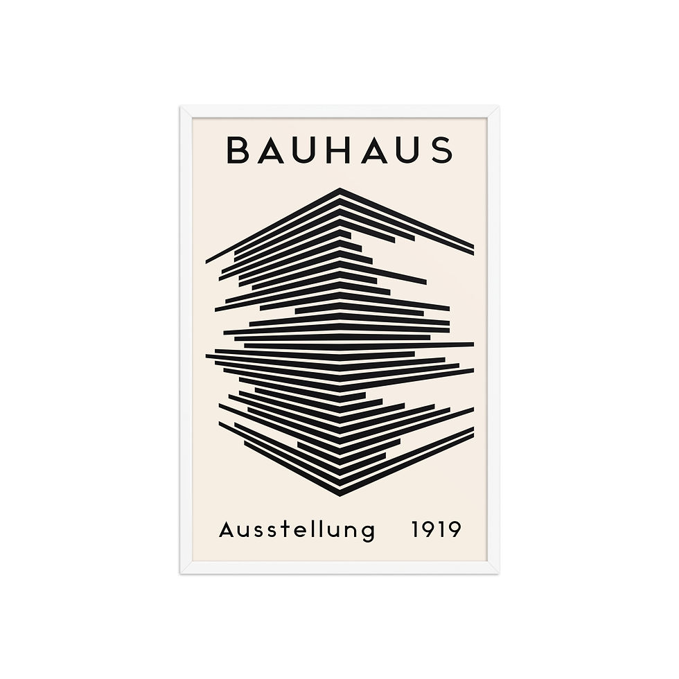 Thumbnail: Bauhaus Modern Geometry | Minimalist Abstract Poster
