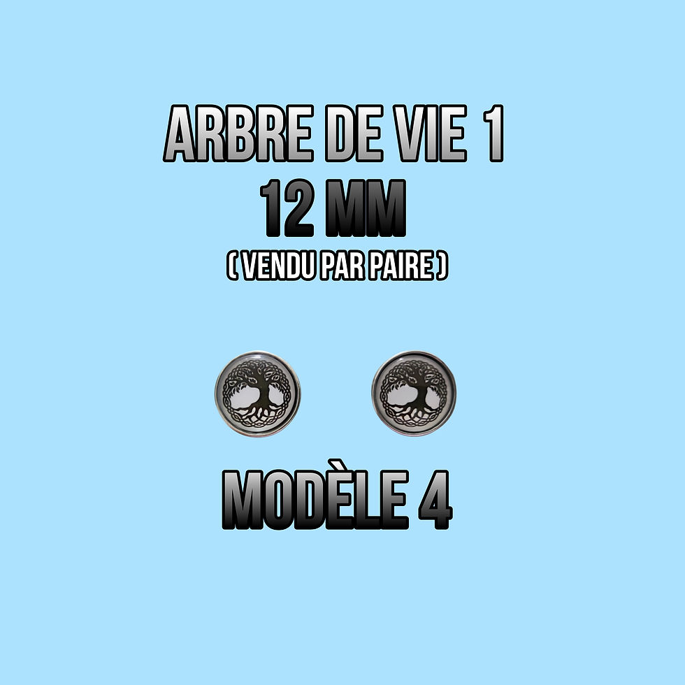 Miniature : Perle Clips 12 mm ARBRE DE VIE 1
