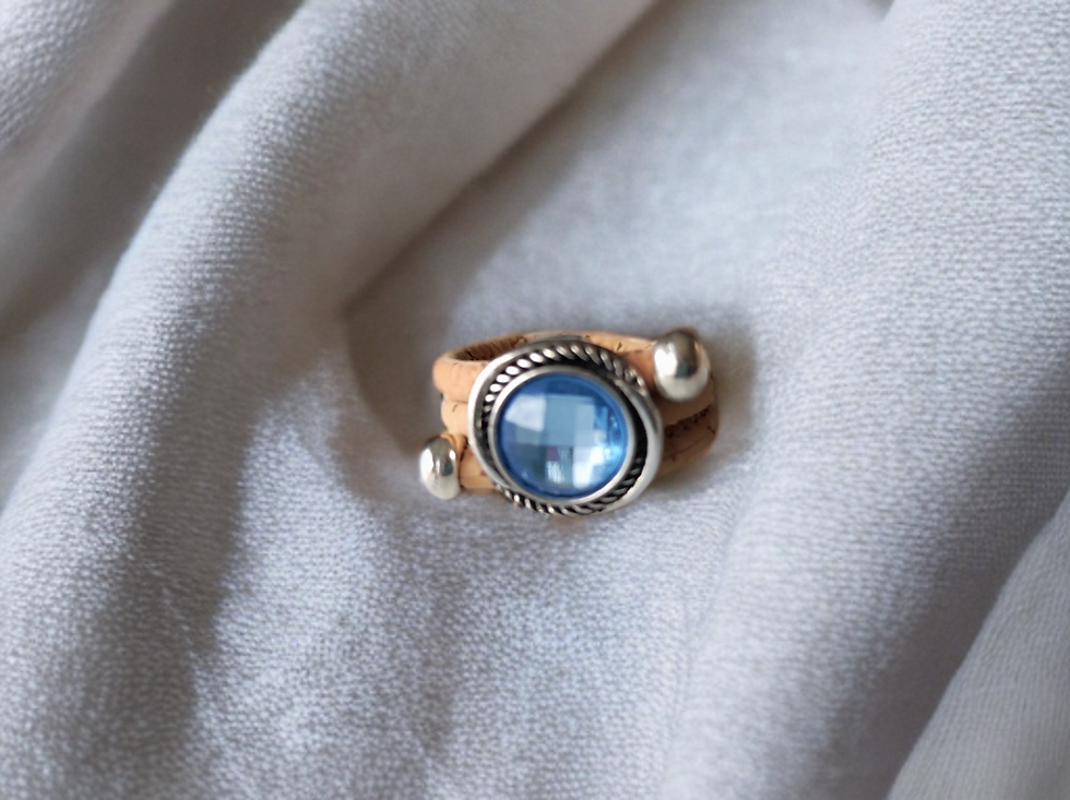 Miniature : Bague Colorée Pierre de Verre