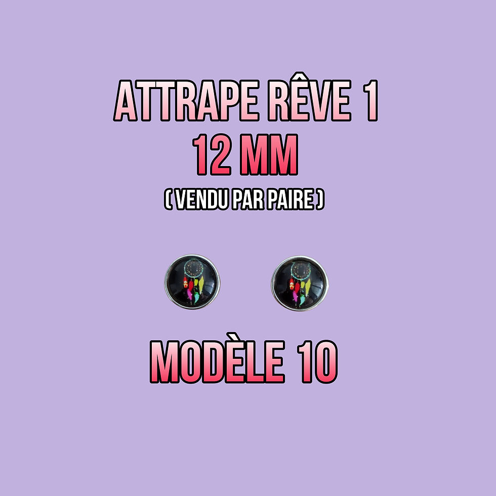Miniature : Perle Clips 12 mm ATTRAPE REVE 1