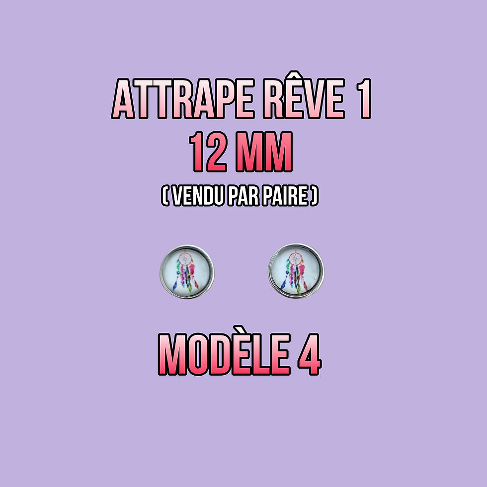 Miniature : Perle Clips 12 mm ATTRAPE REVE 1