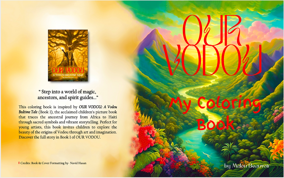 Our Vodou : My Coloring book 1 by Malou Beauvoir