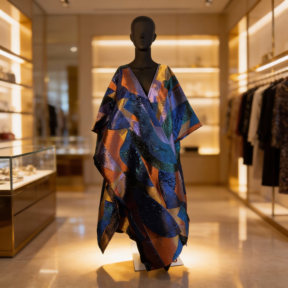 Modern Manbo Les Bijoux Sapphire Coat