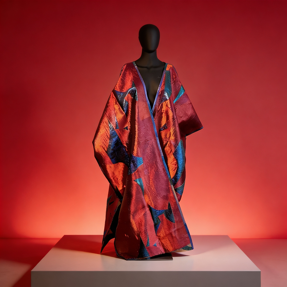 Modern Manbo Les Bijoux Ruby Red Coat