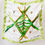 Thumbnail: AYIZAN Green Border Veve Scarf