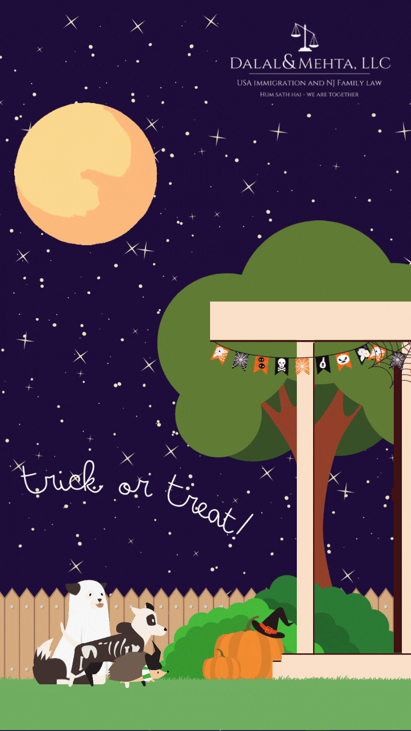 Cute Black and Gold Happy Halloween Hand Drawn Modern Fun Instagram Post.gif