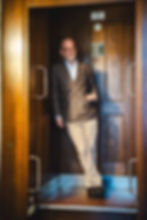 Der Gemeinderat Lukas Burian im Rathaus Wien