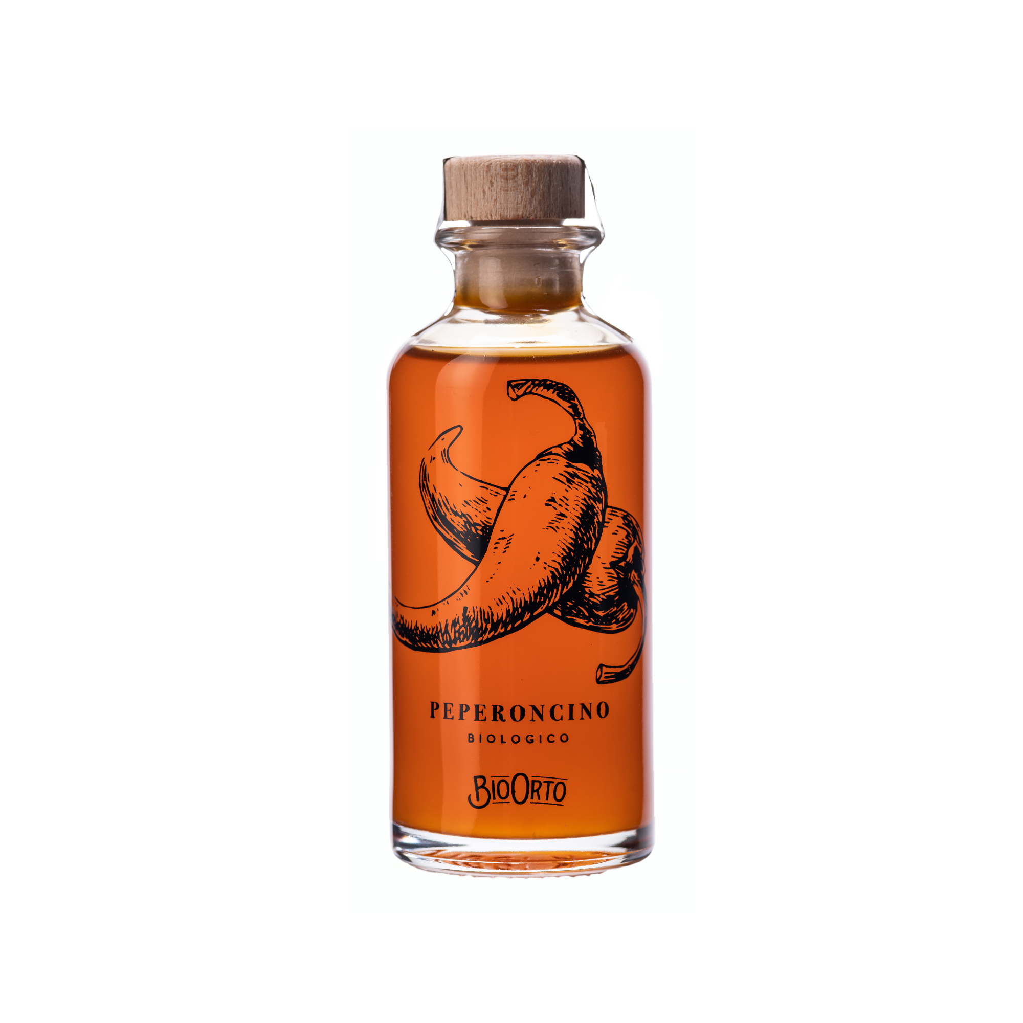 Ekologisk olja med extra virgin olive chili 100ml Bio Orto