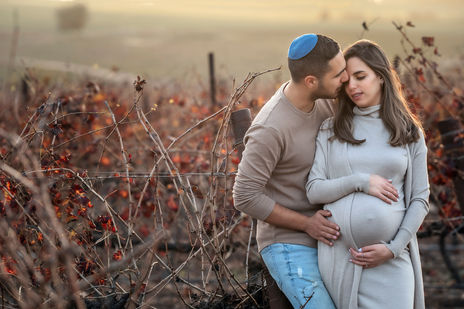 צילומי הריון בטבע