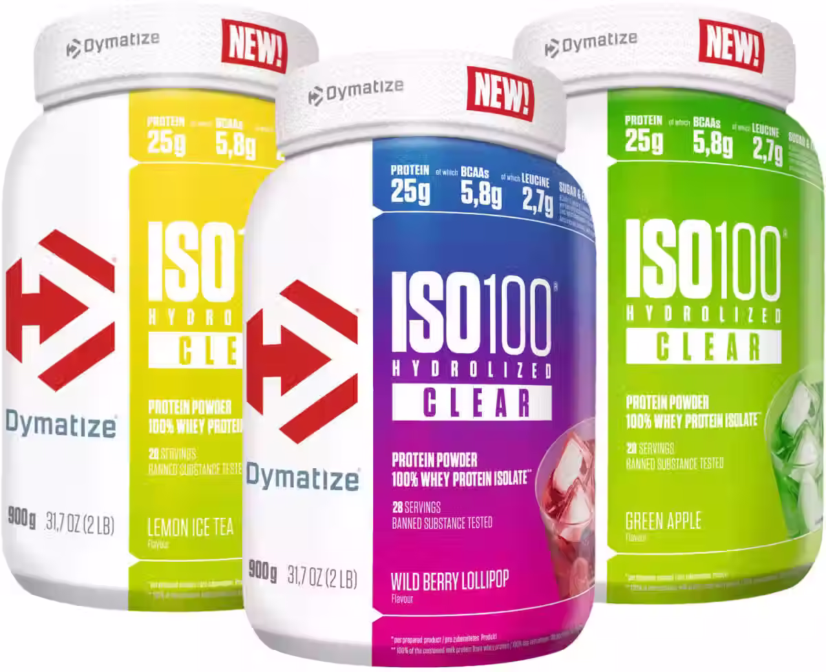 DYMATIZE ® ISO 100 Hydrolized Clear, 528g Dose, Wild Berry Lollipop