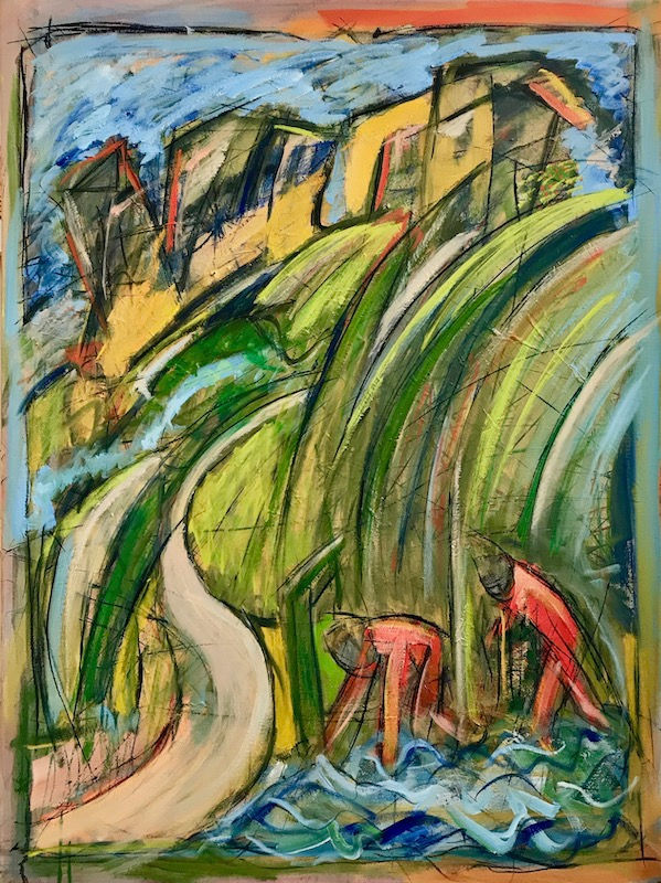 landscape's aria_oil on canvas 40 x 30 inches