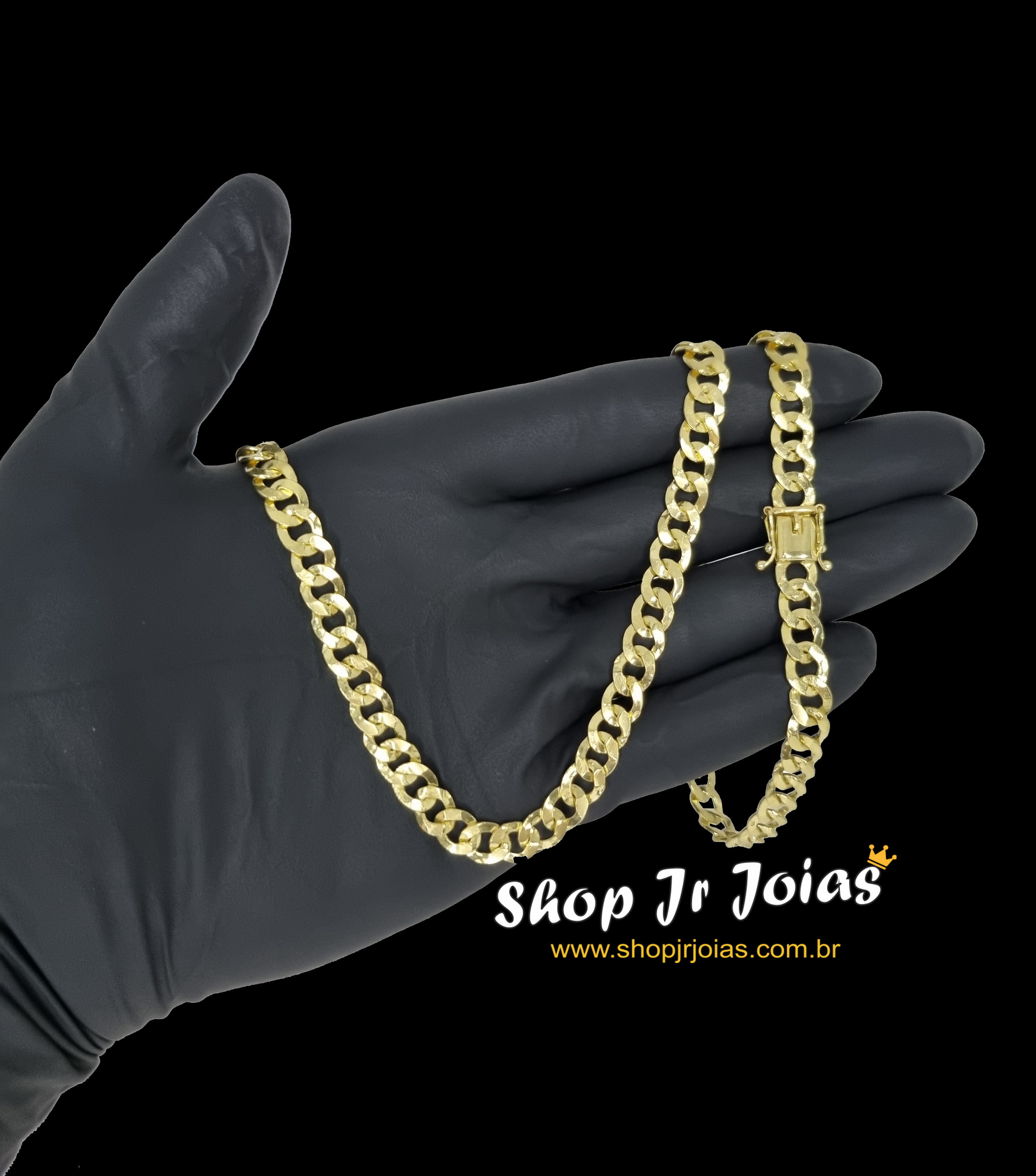 Corrente Moeda Antiga Elo Laminado Juntinho 6mm