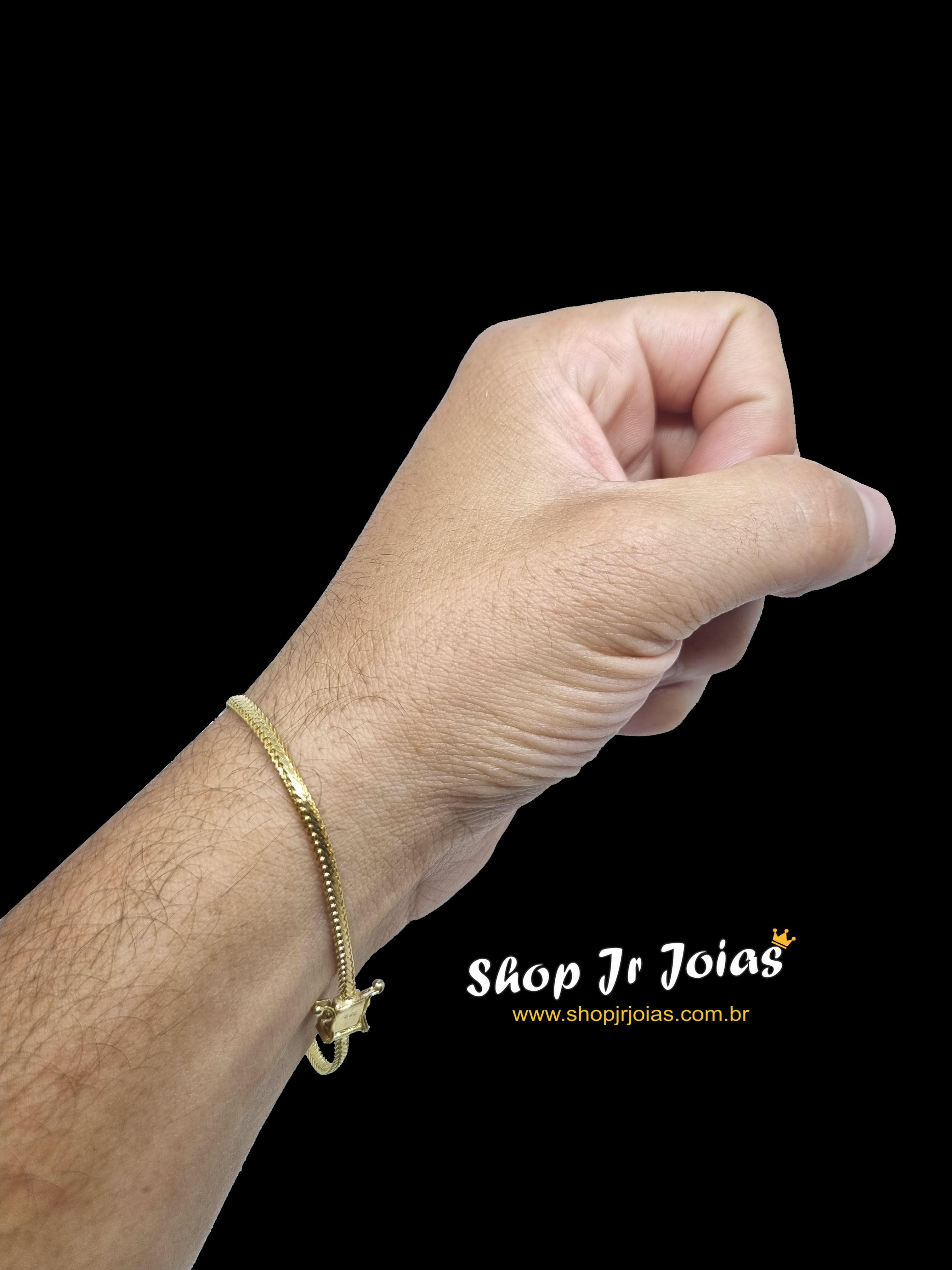 Pulseira Moeda Antiga Peruano 3mm