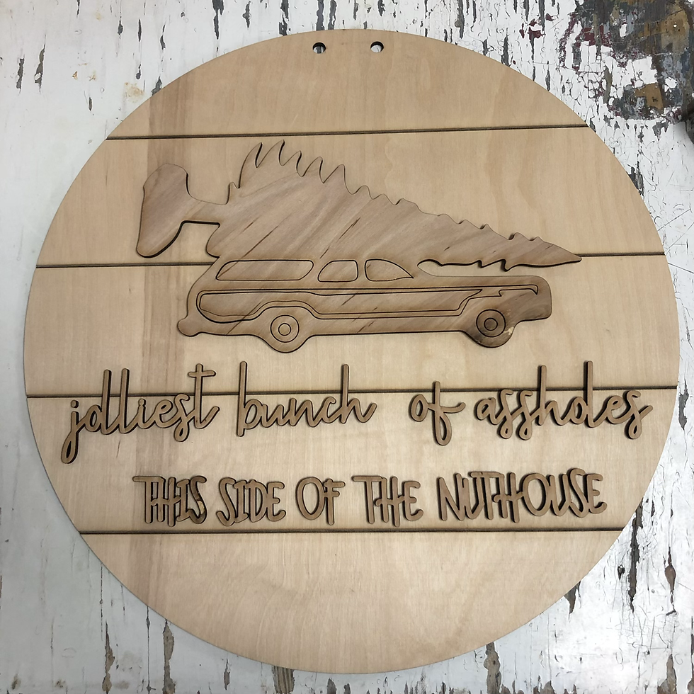 18” Door Hanger - Nuthouse