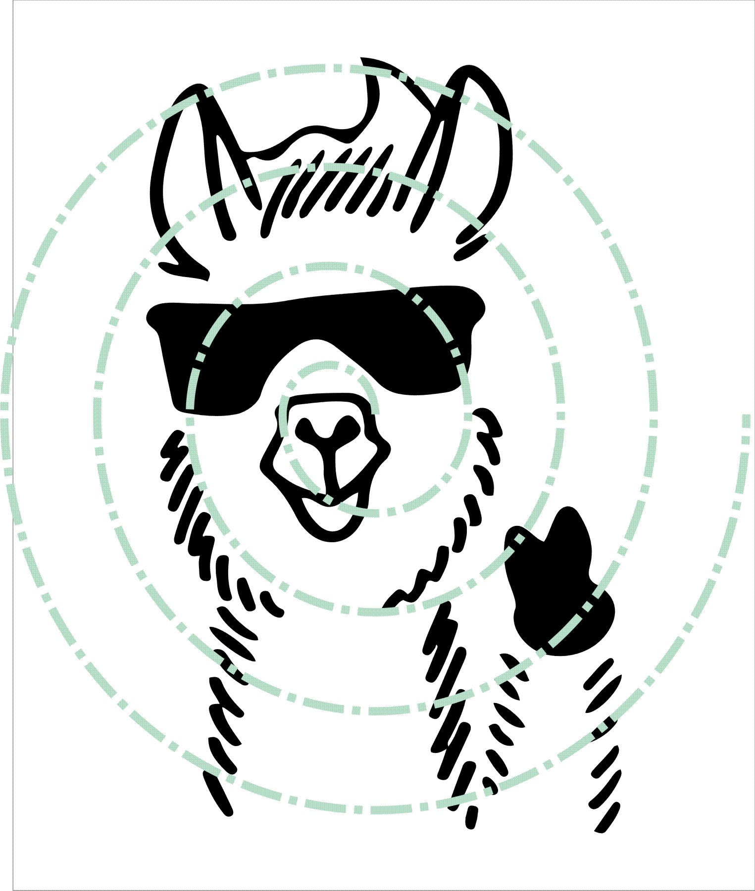 Llama Glasses